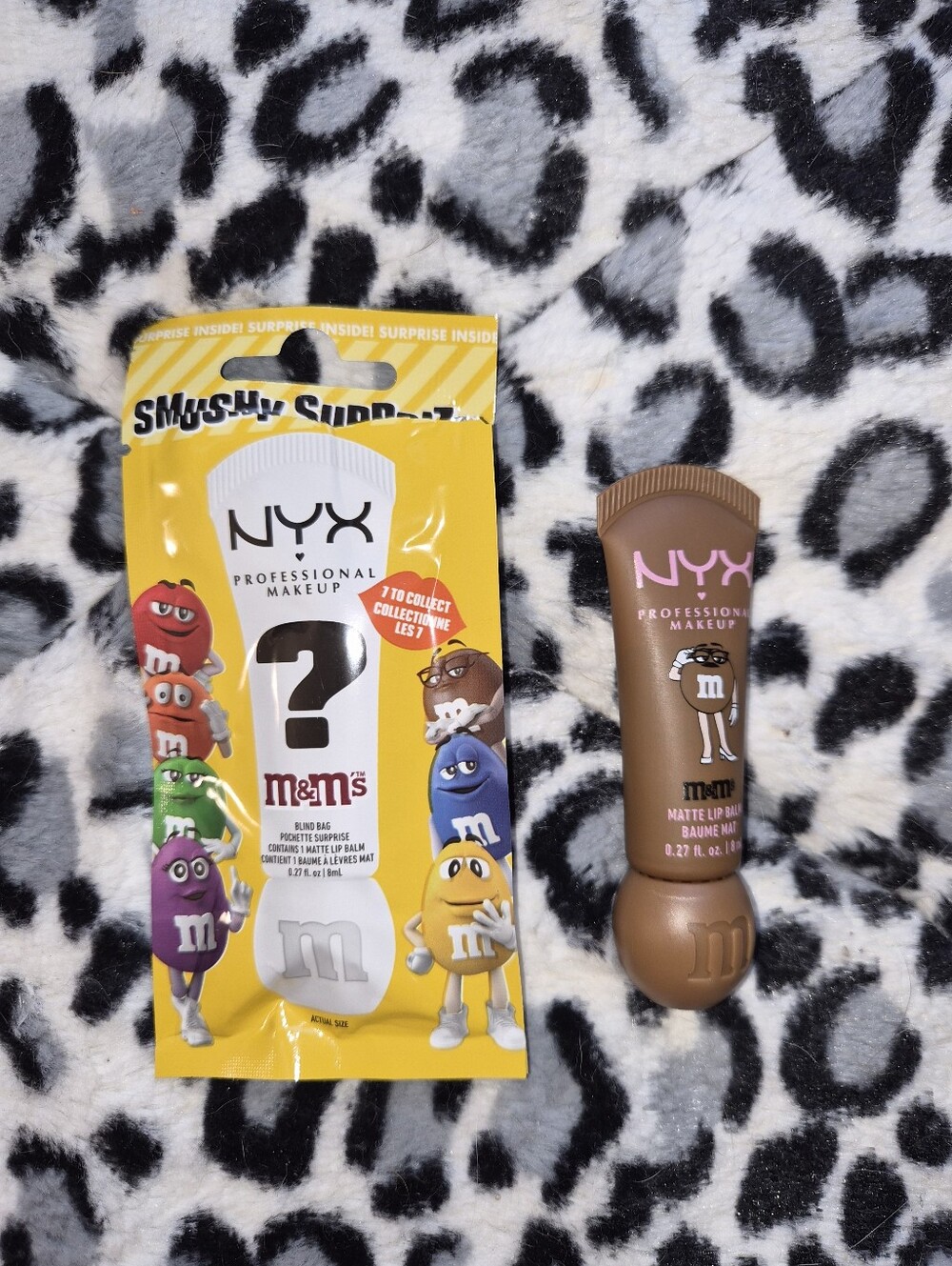 NYX Professional Makeup x M&M's Smushy Surprize Matte Lip Balm--Brown